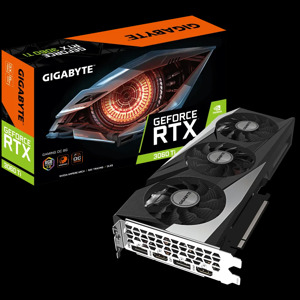 GIGABYTE Gaming OC GeForce RTX 3060 Ti 8GB GDDR6 PCI Express 4.0